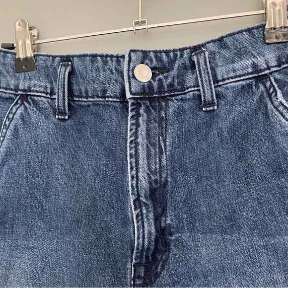3 for $30 | Gap Denim 3.5" Jean Shorts High Rise Retro Vintage Style Dark Wash - Picture 2 of 12